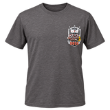 front view of the 2026 Kool Deadwood Nites Official T-Shirt Charcoal