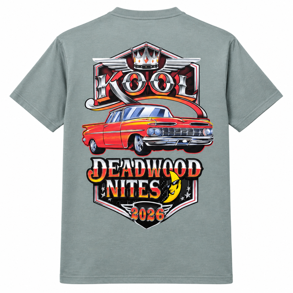 2026 Kool Deadwood Nites Sage shirt back view