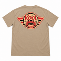 Kool Deadwood Nites Retro Wings Classic Car T-Shirt – Tan back view