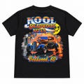 Kool Deadwood Nites Flame Hot Rod Classic Car T-Shirt – Black back view