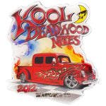 2012 Kool Deadwood Nites Flaming Hot Rod Enamel Pin