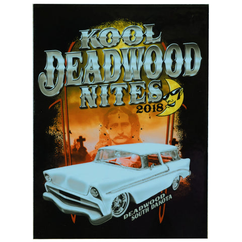 Kool Deadwood Nites 2018 Car Show Dash Plaque