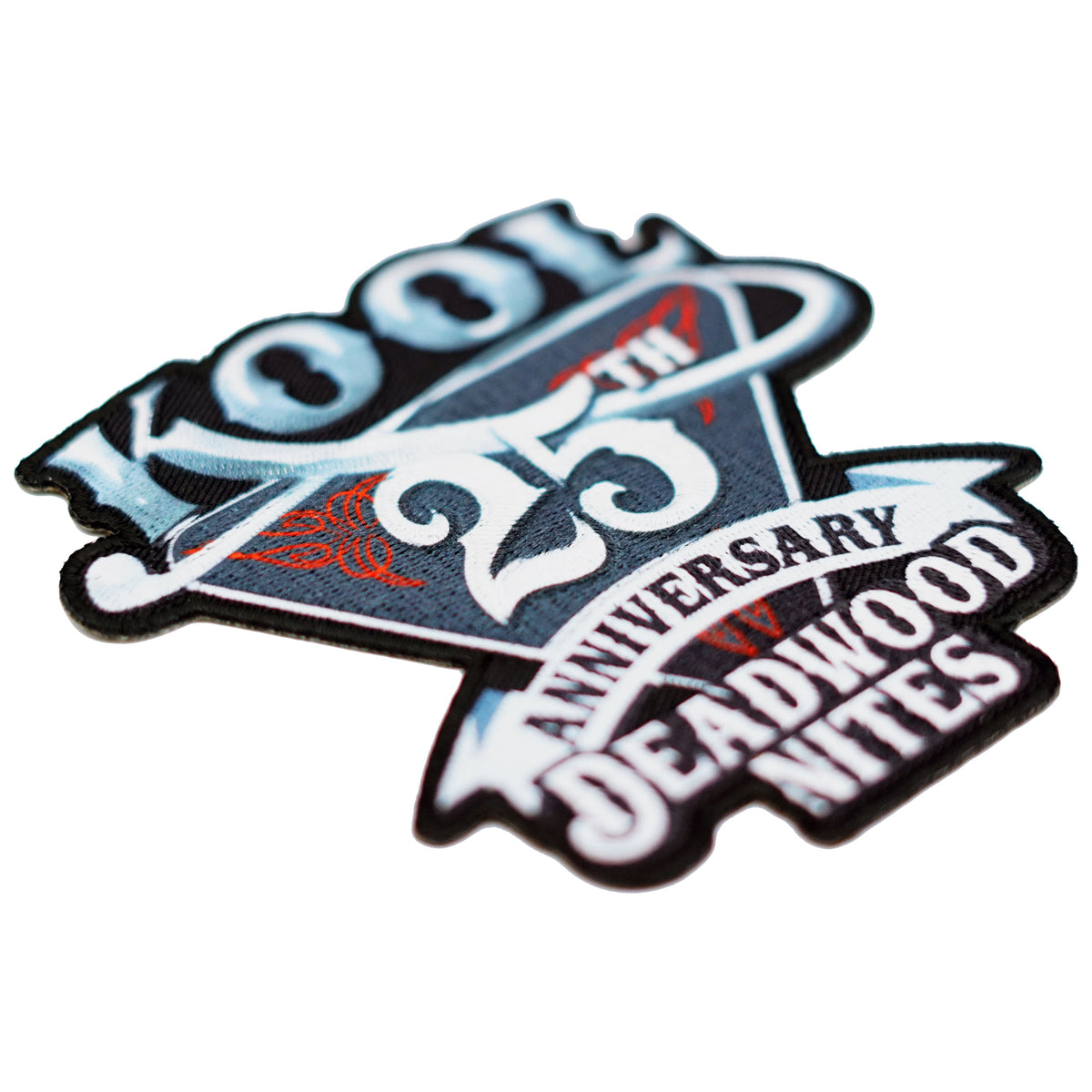 Iron On Kool Deadwood Nites 25th Pocket Patch