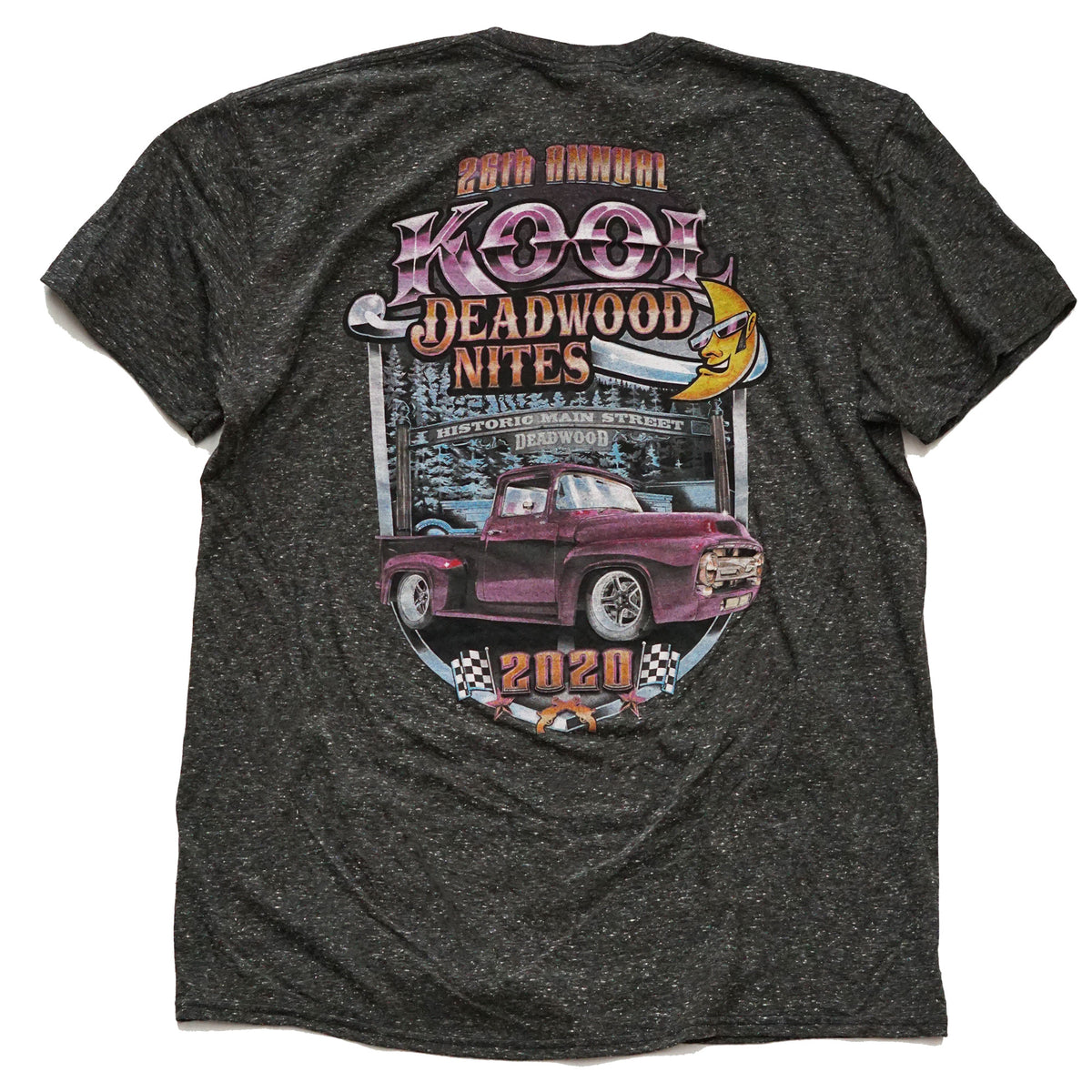 2020 Kool Deadwood Nites Official T-Shirt Charcoal