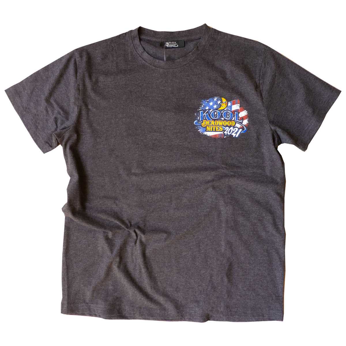 2021 Kool Deadwood Nites Official T-Shirt Charcoal