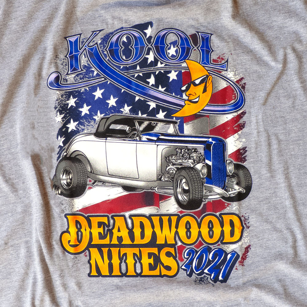 2021 Kool Deadwood Nites Official T-Shirt Grey