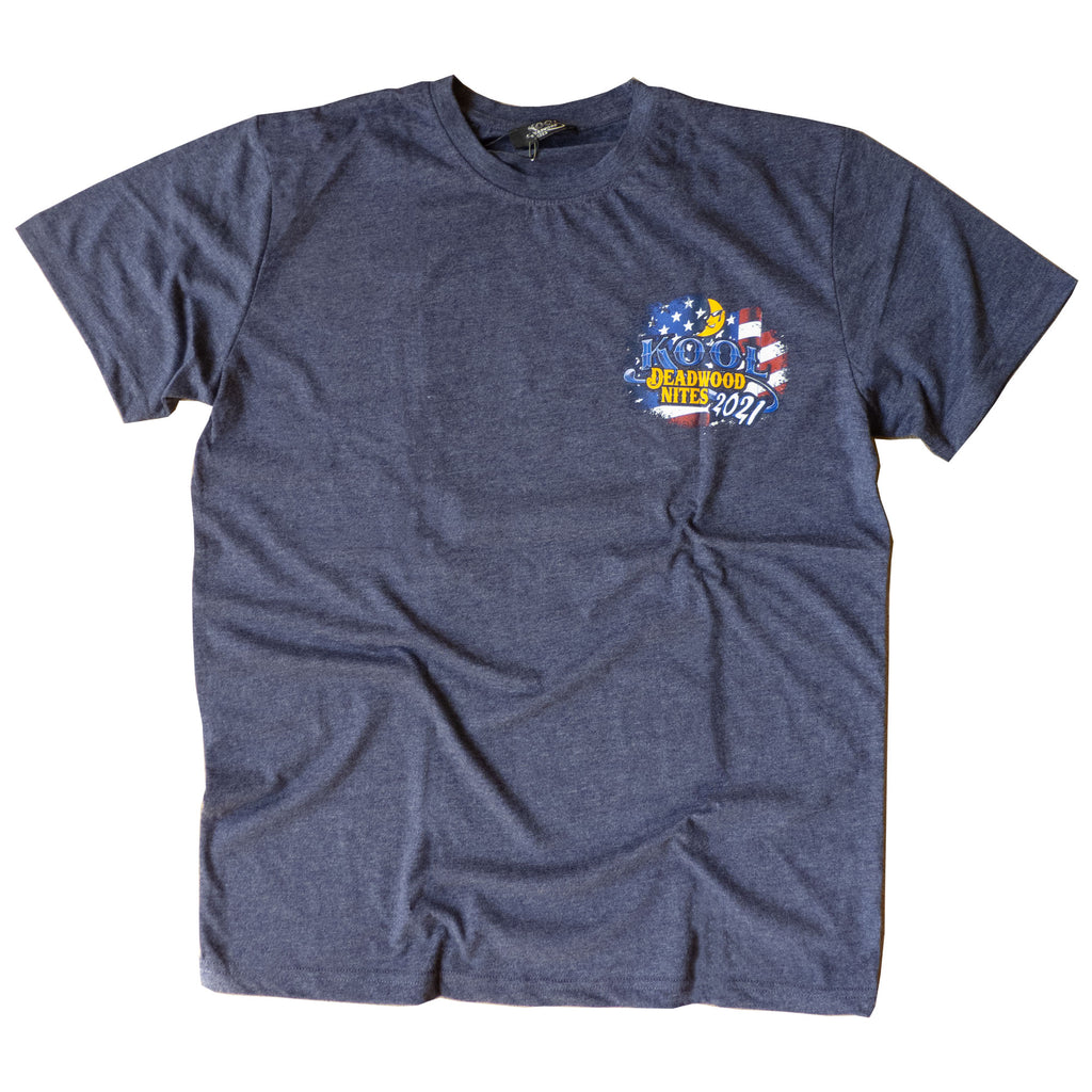 2021 Kool Deadwood Nites Official T-Shirt Dark Blue