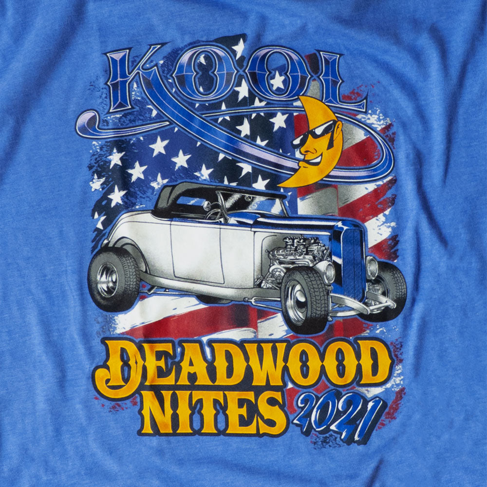 2021 Kool Deadwood Nites Official T-Shirt Sky Blue