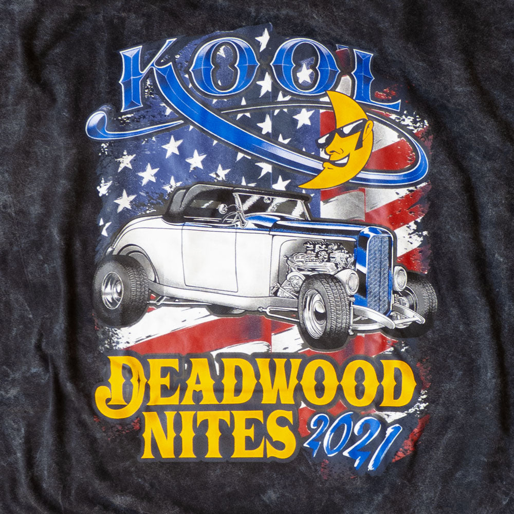 2021 Kool Deadwood Nites Official T-Shirt Washed Black