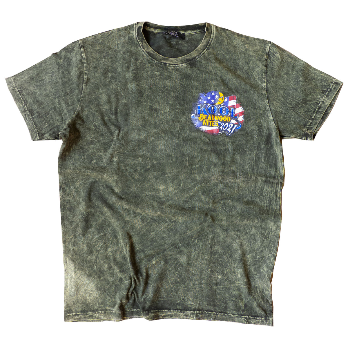 2021 Kool Deadwood Nites Official T-Shirt Washed Green