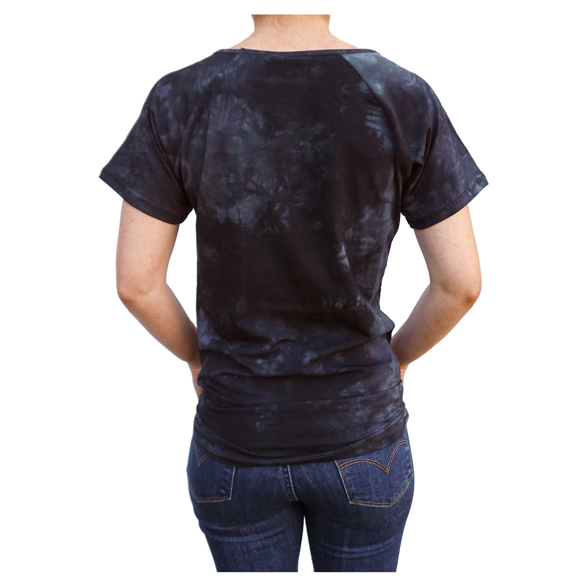 Kool Deadwood Nites Midnight Logo Women's Front-Tie Raglan T-Shirt