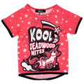 Kool Deadwood Nites Hot Pink Unicorn T-Shirt for Girls