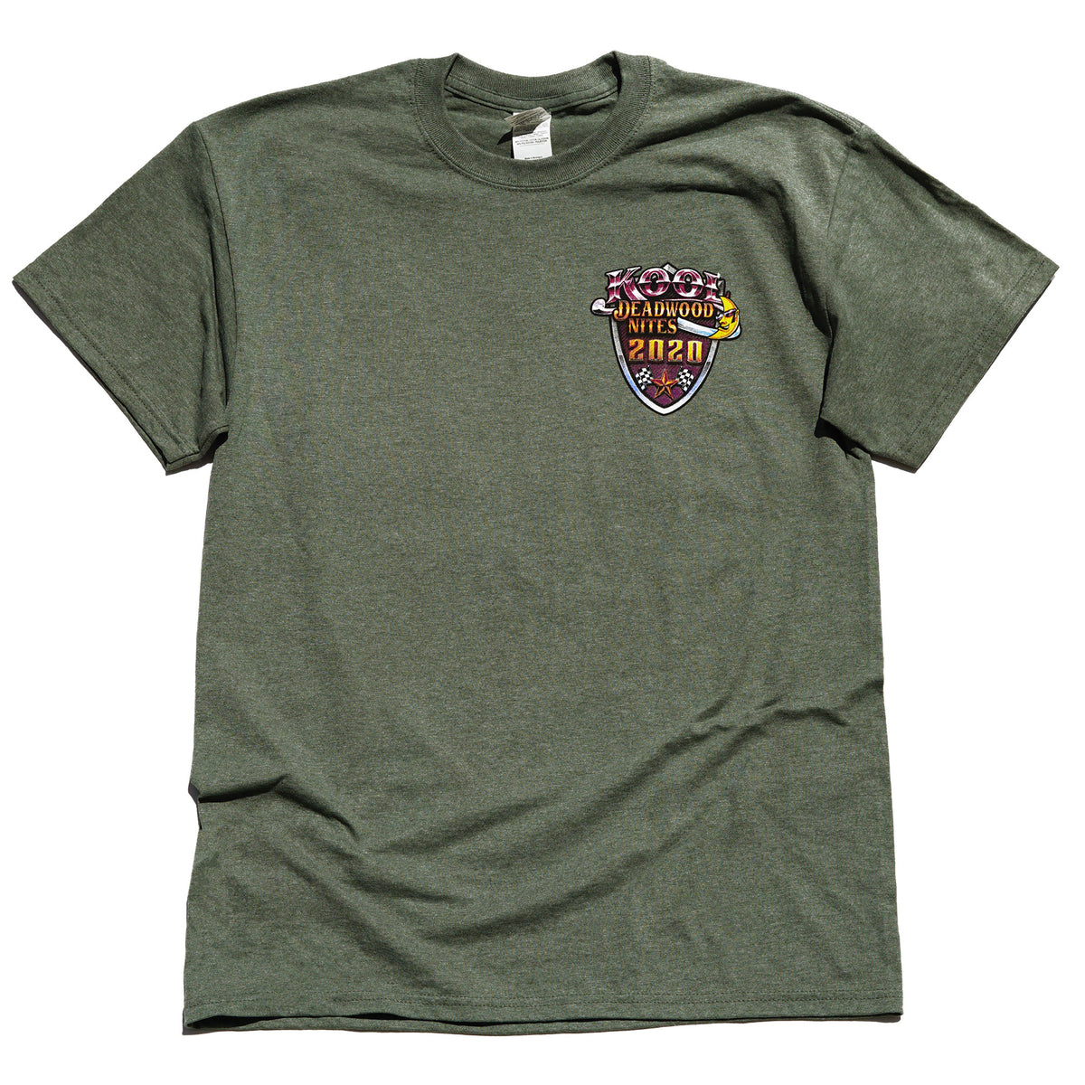 Official Kool Deadwood Nites 2020 T-Shirt Sage Green