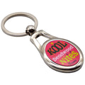 Metal Kool Deadwood Nites Pink Enamel Keychain