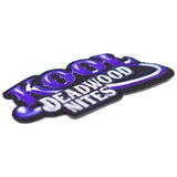 Kool Deadwood Nites Purple-Blue Logo Iron On Patch