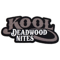 Charcoal & Black Subdued KDN Logo Embroidered Patch