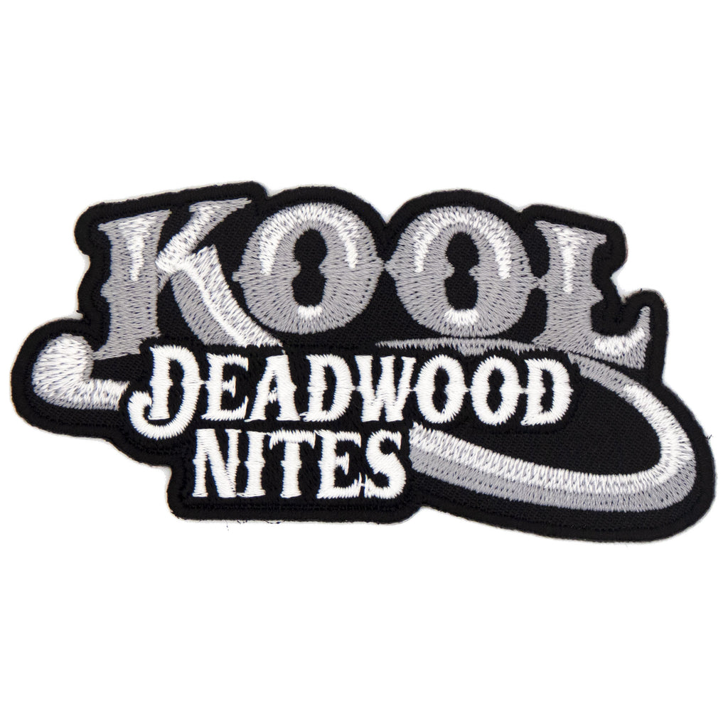 Light Grey & Black KDN Logo Embroidered Patch