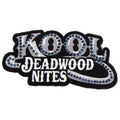 Light Grey & Black KDN Logo & Navy Blue Stones Patch