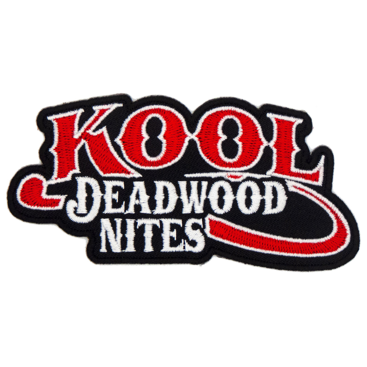 Red & White Kool Deadwood Nites Logo Patch