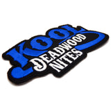 Blue & Black Kool Deadwood Nites Embroidered Logo Patch