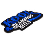 Blue & Black Embroidered KDN Logo & Sapphires Patch