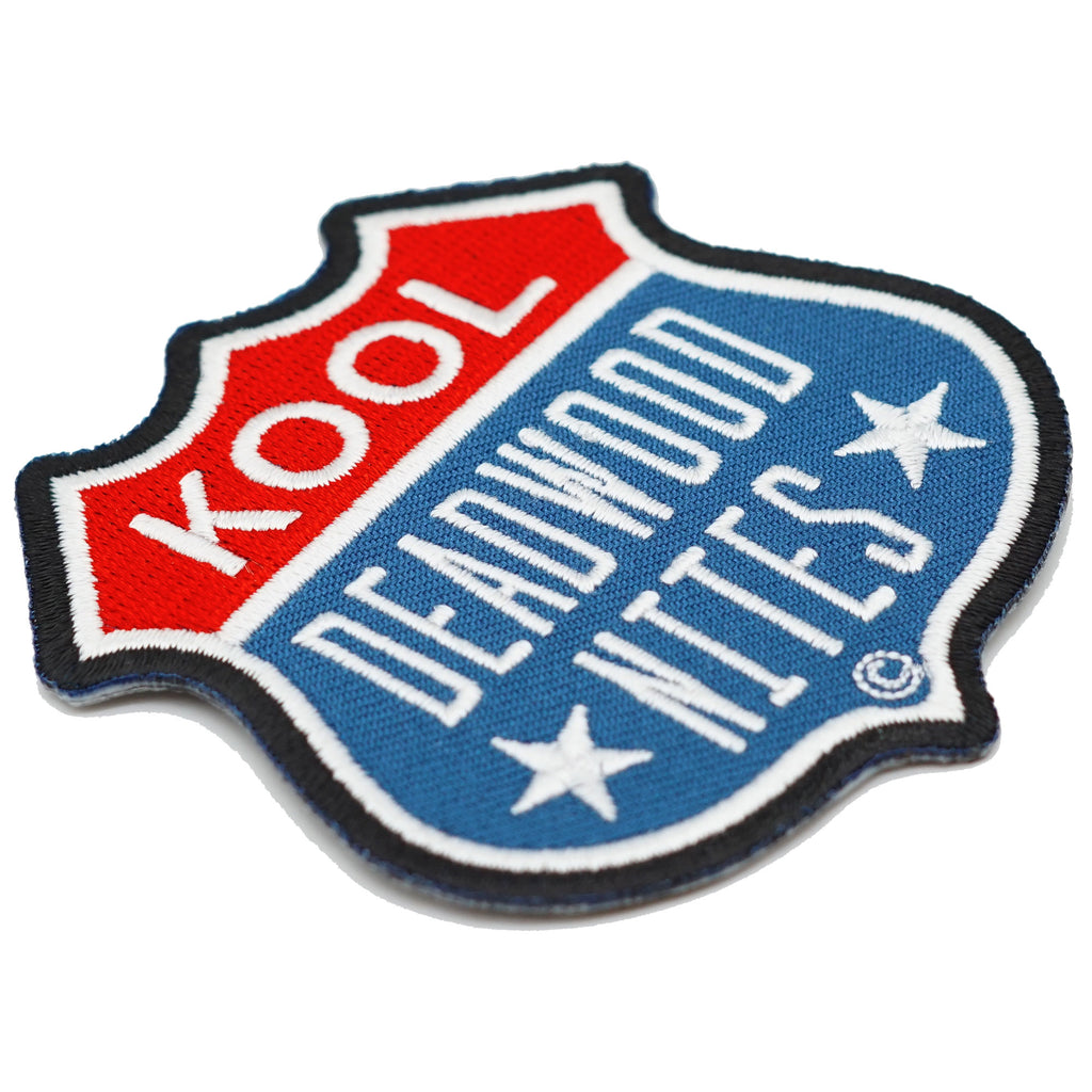 Kool Deadwood Nites RWB Road Sign Iron On Patch