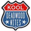 Kool Deadwood Nites RWB Road Sign Iron On Patch