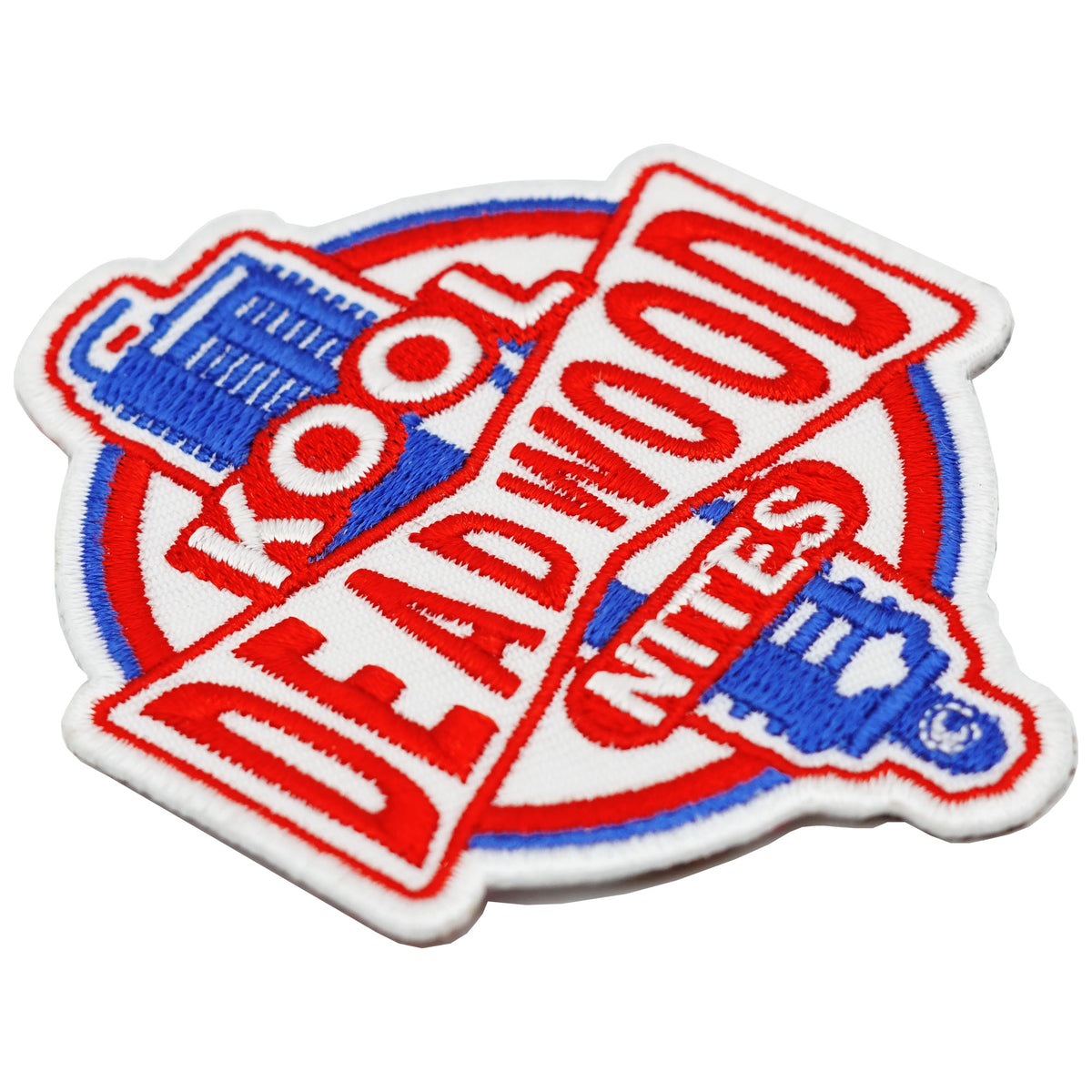 Kool Deadwood Nites Neon Spark Plug Iron On Patch