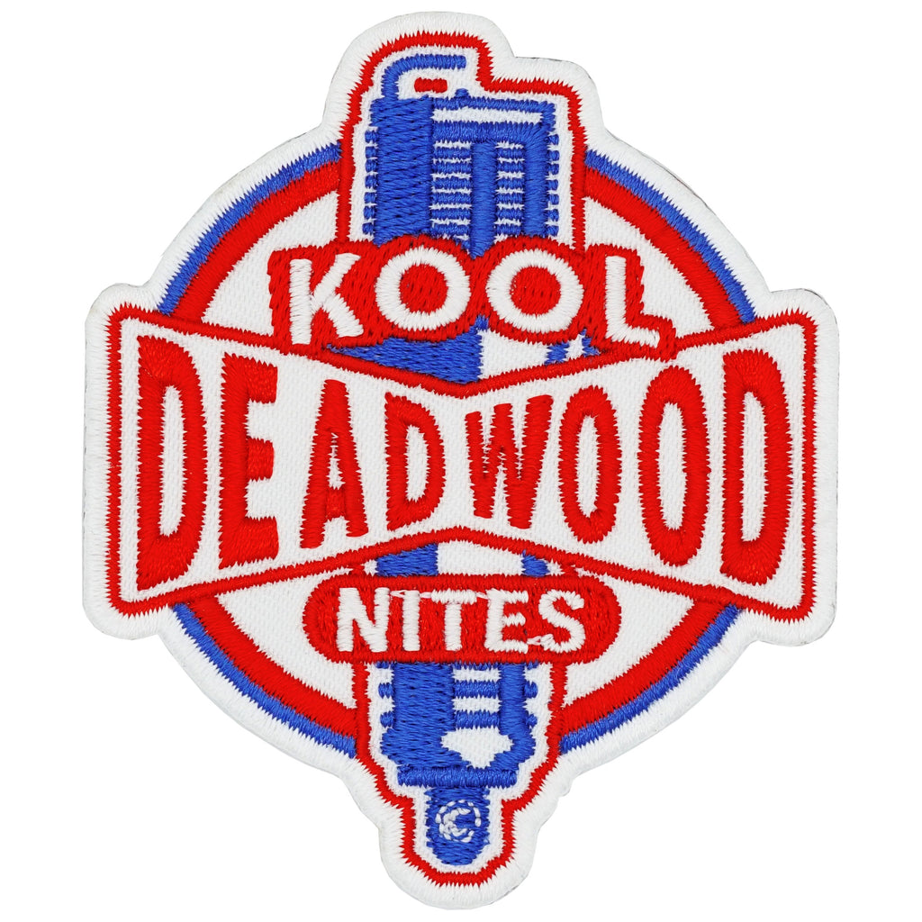 Kool Deadwood Nites Neon Spark Plug Iron On Patch