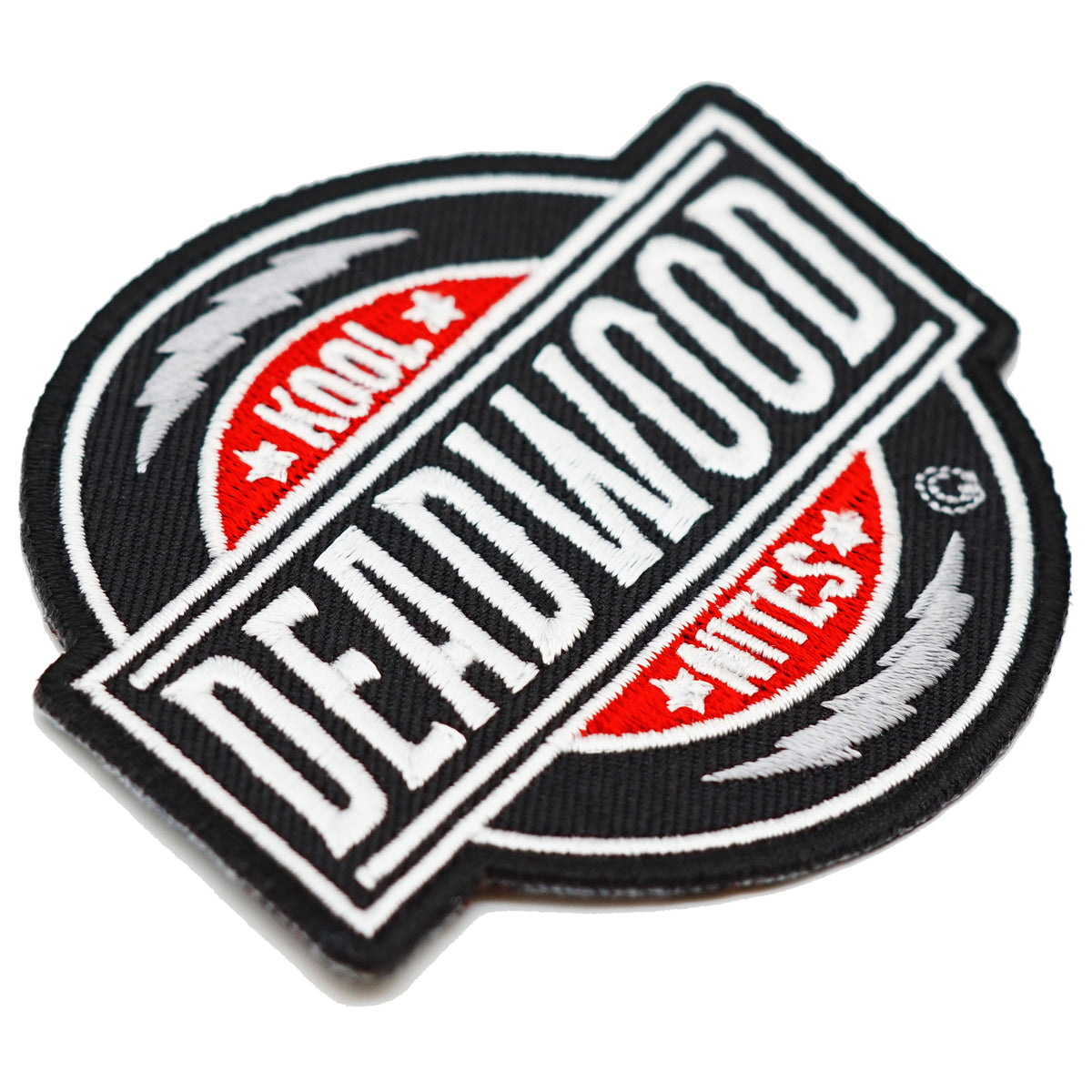 Kool Deadwood Nites Sleek Lightning Iron On Patch