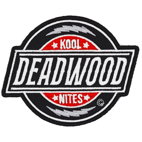 Kool Deadwood Nites Sleek Lightning Iron On Patch
