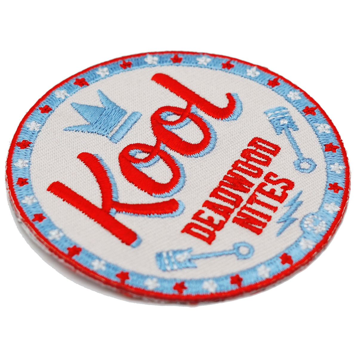 Round Kool Deadwood Nites Crowned Iron On Patch