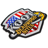 Kool Deadwood Nites USA Flag Crest Iron On Patch