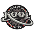 Kool Deadwood Nites Grey Metal Gear Iron On Patch