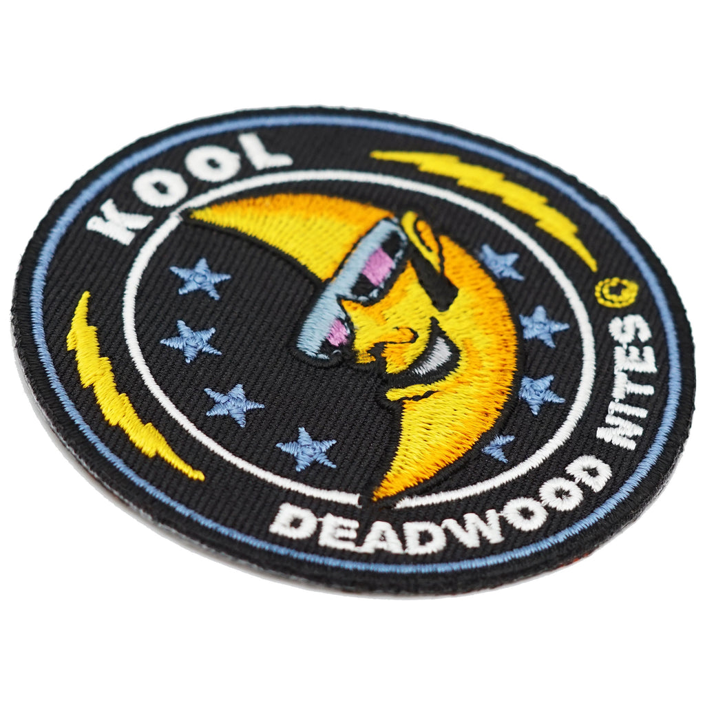 Kool Moon & Lightning Bolts KDN Iron On Patch