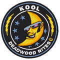 Kool Moon & Lightning Bolts KDN Iron On Patch