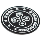 Kool Deadwood Nites Black & White Iron On Patch