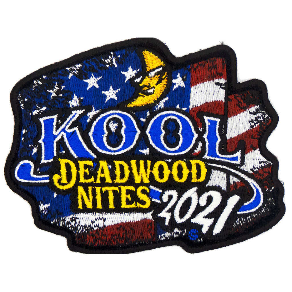 2021 Official Kool Deadwood Nites USA Flag Logo Patch