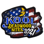 2021 Official Kool Deadwood Nites USA Flag Logo Patch