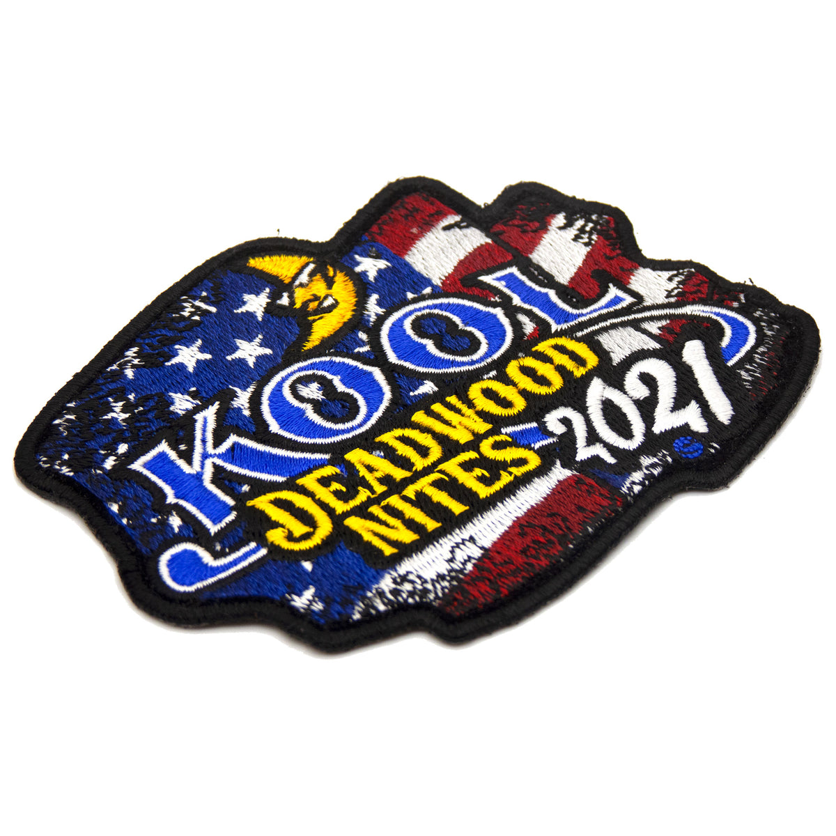 2021 Official Kool Deadwood Nites USA Flag Logo Patch