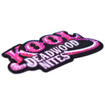 Pink Studded Kool Deadwood Nites Sew On Patch