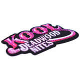 Pink Studded Kool Deadwood Nites Sew On Patch